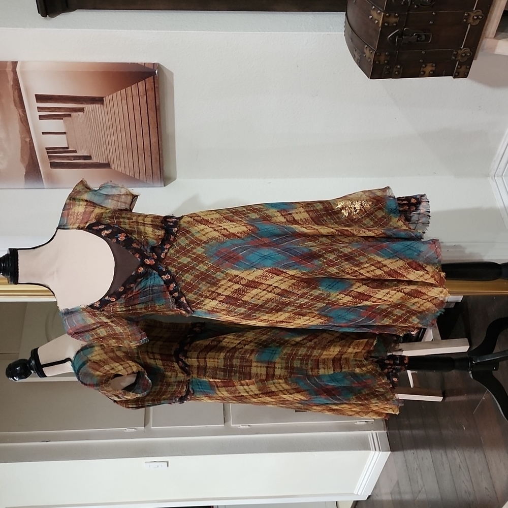 NWOT For love and Liberty by Johnny Was Silk dress Size Medium